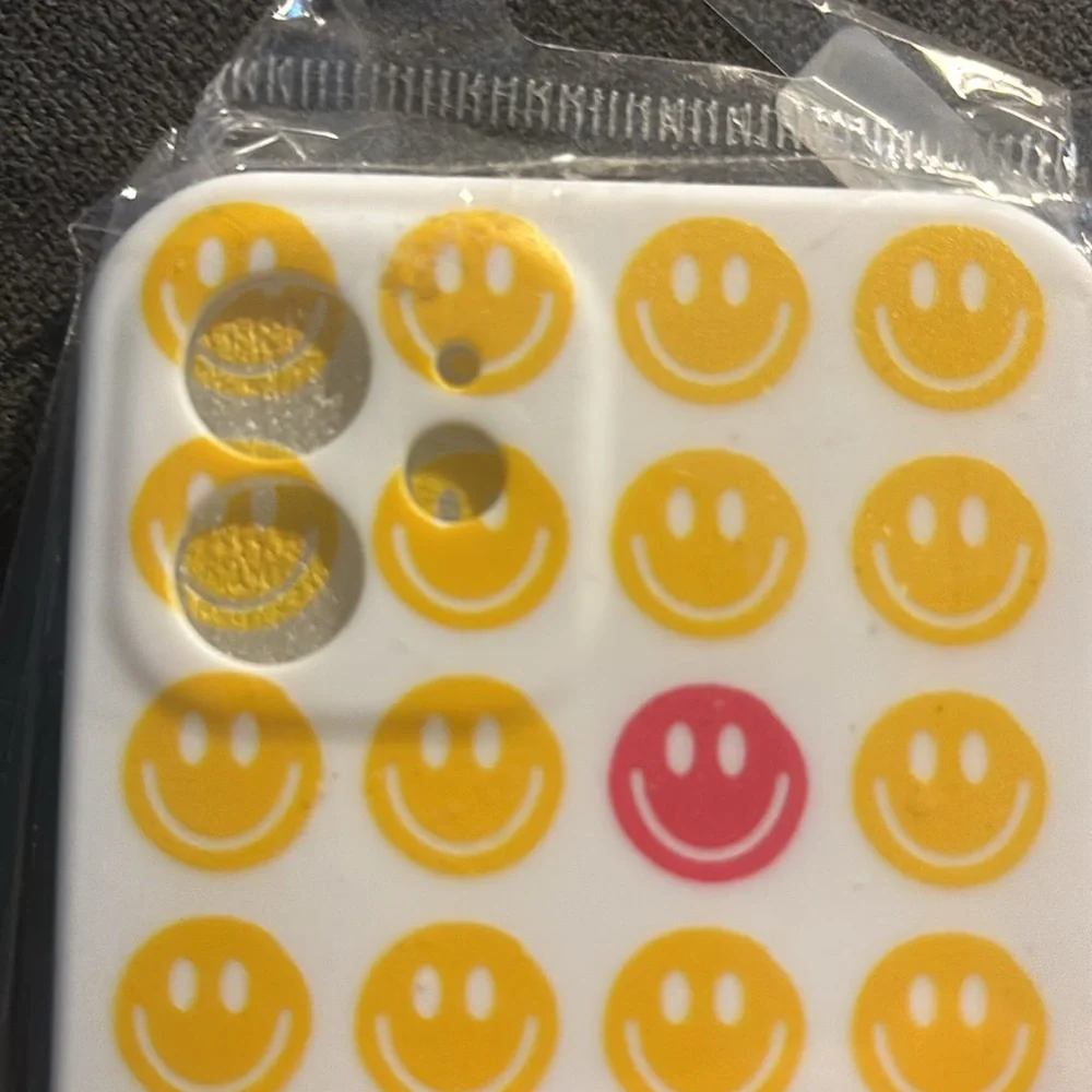 NWT IPhone 12 phone case Smiley Faces Bundle item only